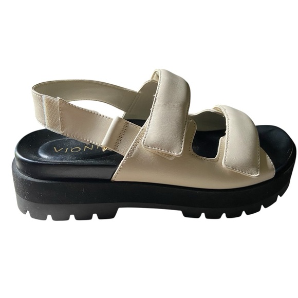 Vionic Sandals Marselle Women's Adjustable Lug Comfort Dad Cream 6 - Picture 13 of 13